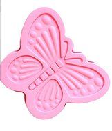 Lariy 2 Pcs Pink Butterfly Silicone Cake Bread Chocolate Mould Jelly Soap Mold N3