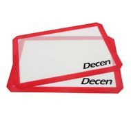 Decen Non - Stick Silicone Baking Mats Half Sheet Size &amp; Set of 2