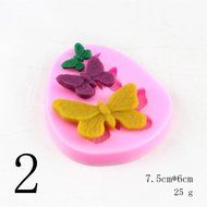 Lariy 1 Pcs Food-grade Silicone Cake Chocolate Mold Mould DIY Baking Tool Pink N7