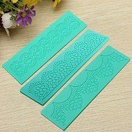 3PCS Bakeware Lace Silicone Mold Cake Decorating Tools