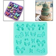 Generic Soft Silicone Bowknot Style DIY Cupcake / Cake / Jelly / Chocolate Candy Paste Mold N2