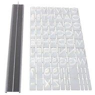 Letters Cake Baking Mold Embosser Cutter Fondant Biscuit Cookie Mould Plastic