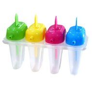 Ice Cream Tools Popsicle Mold Forma De Gelo Plastic 4pcs/Set Ice Mold Summer Style New 2015 Congelados Home Decor...