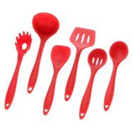 Silicone Kitchenware Suit Kitchen Tools Set Spatulas Spoons Slotted Turner Ladle Cooking Utensils. N2