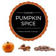 GOURMET PUMPKIN SPICE Flavored Ground Coffee | 1 LB Bag | Freshly Roasted Holiday Blend | 100% Colombian Arabica N2