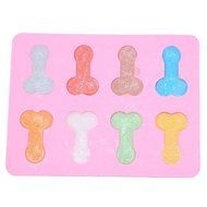 Cake mold dick ice cube tray Silicone Mold Soap Candle Moulds Sugar Craft Tools Bakeware Chocolate N3