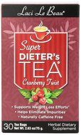 Laci Le Beau Super Dieter's Tea, All Natural Botanicals, 60-Count Box (Pack of 2) N8