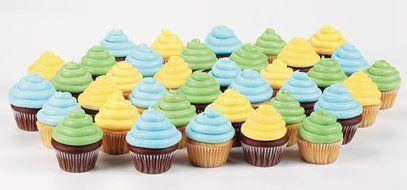 Premium Wilton 24 Cup Mini Cavity Muffin Bakeware Pan and a Jamie Potato Masher Combo N3
