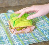 Mini Bites Sandwich Cutter &ndash; Quick and Efficient &ndash; Removes Crust and Cuts Evenly &ndash; 100% BPA, Lead, and Phthalate... N7