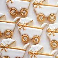 Stainless Steel Baby Carriage Shape Cookie Cutter Cake Baking Mold shopping N4