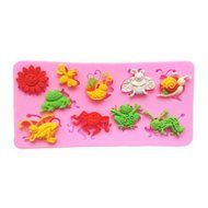 Bhbuy 1*bakeware Pink Insect Shape Silicone Baking Mold Jelly Cake Pan Mould DIY Tools N3