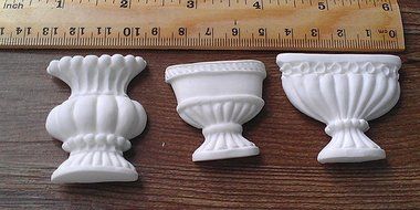Design 551 European classical flower vase Silicone Mold,Sugar Mold, Chocolate Mold, Cake Decoration Tool N3