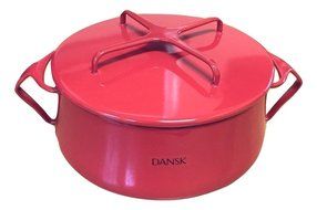 Dansk Kobenstyle 2 Quart Casserole, Red