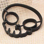 "Silicone Skull Egg Frying Mold Breakfast Pancake Mould" shopping N8