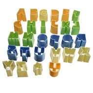 28Pcs Plastic Alphabet Letter Cake Biscuit Baking Mould Fondant Cookie Cutters shopping