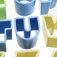 28Pcs Plastic Alphabet Letter Cake Biscuit Baking Mould Fondant Cookie Cutters shopping N4