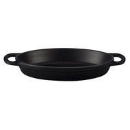 Le Creuset Signature Matte Black Enameled Cast Iron 1 Quart Oval Baker