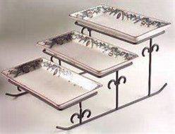 Pfaltzgraff Holiday Garland 3-step Buffet Server