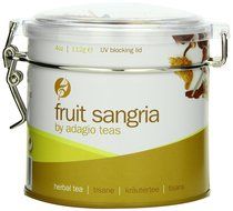 Adagio Teas Clear-Top Tin Herbal Tea, Fruit Sangria, 4 Ounce