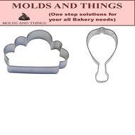 Cloud Cookie Cutter , Hot air Balloon cookie cutter