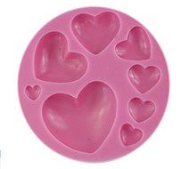 Autek Various Heart Fondant Soap Sugar Craft Cake Cookie Decorating Silicone Mold #131 N2