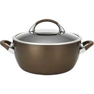 Circulon 82769 Symmetry Chocolate Hard-anodized Nonstick 5.5-quart Covered Casserole Pot