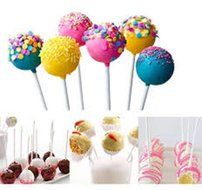 Bakeware 100pcs Pops Sucker Candy Sticks Lollipop Cake Making Mould N4