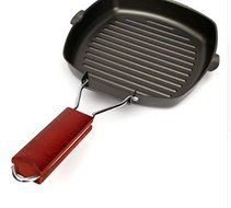 Express$ New Square Folding Frying Pan 22cm Eco Friendly Healthy Aluminium Coating Pan For Kitchen Cooking Tools