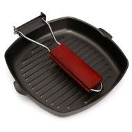 Express$ New Square Folding Frying Pan 22cm Eco Friendly Healthy Aluminium Coating Pan For Kitchen Cooking Tools N2