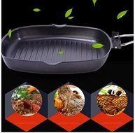 Express$ New Square Folding Frying Pan 22cm Eco Friendly Healthy Aluminium Coating Pan For Kitchen Cooking Tools N4
