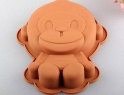 Cute Monkey Cake Mold Silicone Chocolate Pudding Molds Cake Decorating Tool Pastry Mould
