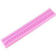 Lariy 1PC Silicone Long Chain Tray Chocolate Mold Cake Fondant Decorating Tools