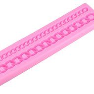 Lariy 1PC Silicone Long Chain Tray Chocolate Mold Cake Fondant Decorating Tools N2