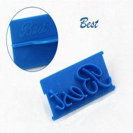 Genenic 6PCS Cookie Baking Tool Fondant Cutter Cake Mold Sugarcraft Mould Happy Birthday Letter N9