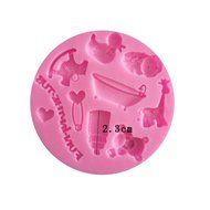 SHINA Giraffe Bath Duck Baby Fondant Mold Silicone Sugar Craft Mold Cake Decorating DIY N3