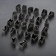 26PCS A-Z Letters Stainless Steel Cake Cookies Mold Set N2