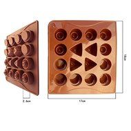 Chocolate Mould Silicone Cookies Molds For Cake Decorating Geometry Chocolate Jelly Puddin