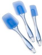 Wilton 570-1121 Easy Flex 3-Piece Silicone Spatula Set Blue 1 Set of 1GY#583-4 6-DFG263629