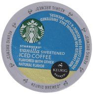 Keurig Starbucks Vanilla Sweetened Iced Coffee K-cup 16 Ct