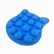 Party Supplies 16 Hole Winnie Pooh Shape Cake Ice Jelly Chocolate Molds,Silicone 18.5&iexcl;&Aacute;19.5&iexcl;&Aacute;2 CM(7.3&iexcl;&Aacute;7.7&iexcl;&Aacute;0.8... N2