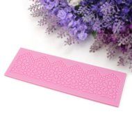 Pretty Lace Silicone Fondant Mold Mould Cake Decoration Baking Tool 170x50mm New N2