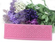 Pretty Lace Silicone Fondant Mold Mould Cake Decoration Baking Tool 170x50mm New N3