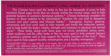 Triple Leaf Tea, Sugar Balance, 20 Tea Bags (Pack of 6) N2