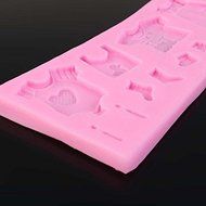 Baby shoes design fondant decorating tool gum paste mold non-stick mold 3D Rose Flower Fondant Cake Chocolate... N6