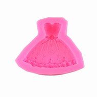 Lariy 1PC Silicone Girls Dress Chocolate Mold Cake Fondant Decorating Tools DIY N3