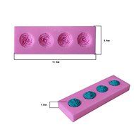 YaRich Peony Silicone Fondant Cake Mold Chocolate Polymer Clay Mould N2