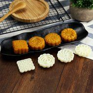 bravolotus DIY Moon Cake Mold Extruded a variety of fine patterns cake mold N2