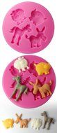 FOUR-C Silicone Mold Cupcake Decor Mold Color Pink N3