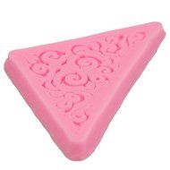 Mr.S Shop DIY Triangle Lace Silicone Mold Cake Decorating Flower Maker Fondant Baking Mold Sugarcraft Baking tools N5