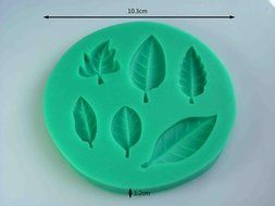 Leaf Shaped 3d Silicone Cake Fondant Mold Cake Decoration Tools N2